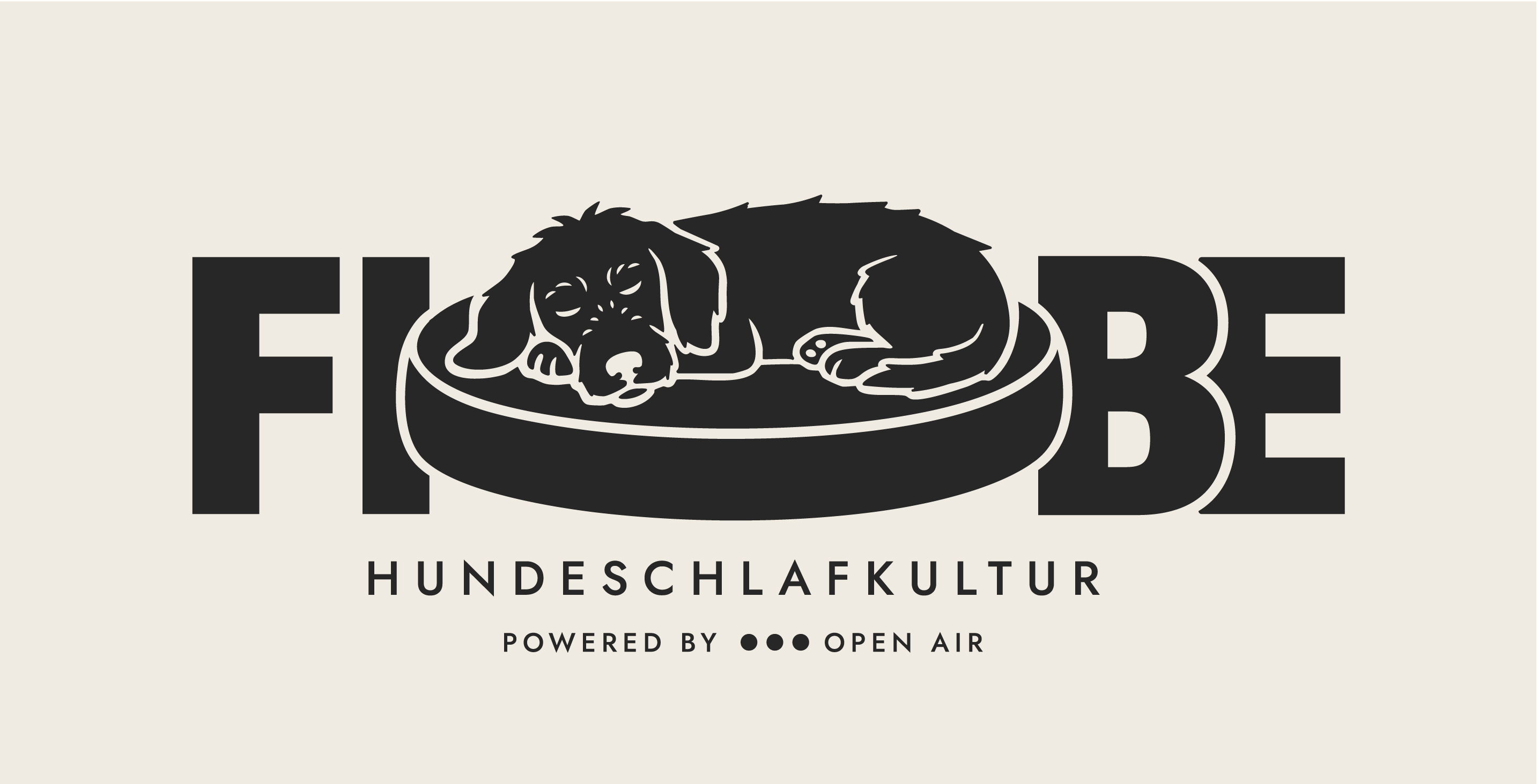 FIBE Logo Horizontal Beige