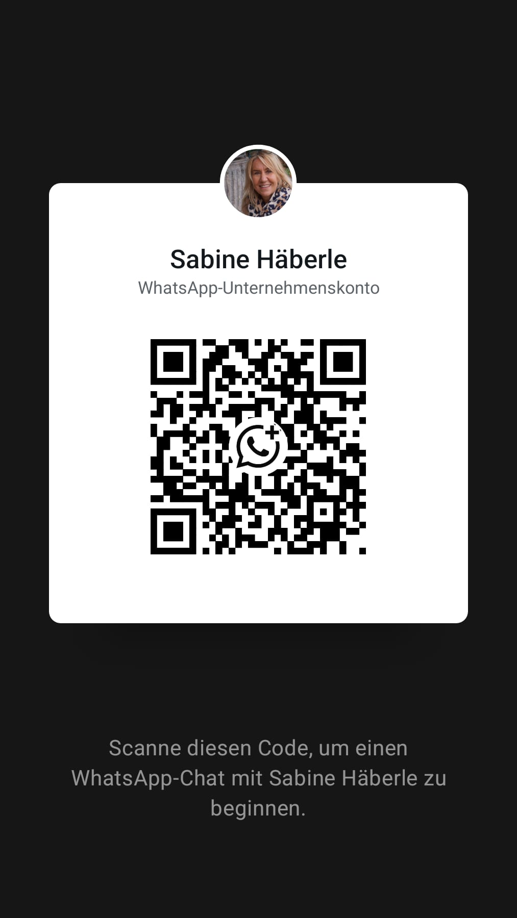 QR Code Sabine Haeberle