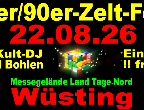 80er/90er-Zelt-Fete
